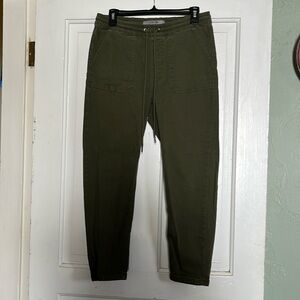 Army green joggers